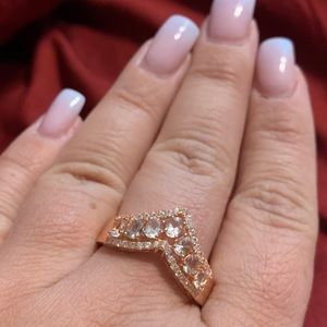 Rose gold ring